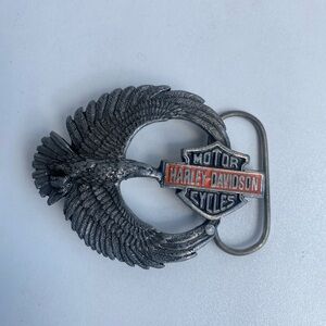 Vintage 1992‎ Harley-Davidson Eagle Belt Buckle – Made in USA